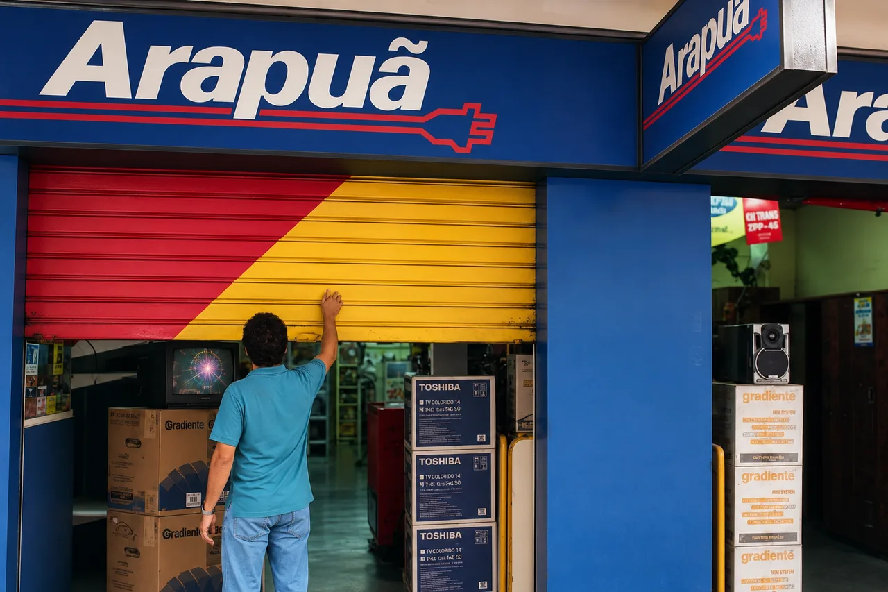 Arapuã: a rede de eletrodomésticos que dominou comerciais e entrou em colapso