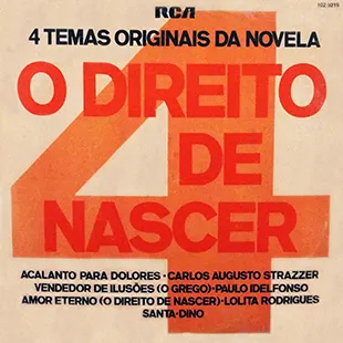 Capa da trilha de O Direito de Nascer