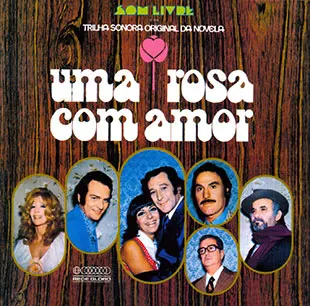 Capa da trilha de Uma Rosa com Amor